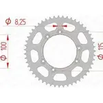 Couronne AFAM 51 dents acier pas 420 type 92115