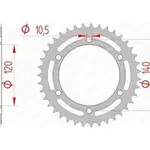 Couronne AFAM 40 dents acier pas 525 type 16605 Kawasaki