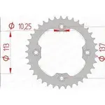 Couronne AFAM 36 dents acier pas 520 type 14412 Suzuki