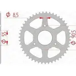 Couronne AFAM 47 dents acier pas 420 type 80104 Rieju