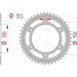 Couronne AFAM 40 dents acier pas 530 type 12801 Yamaha