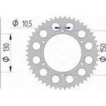 Couronne AFAM 46 dents alu ultra-light pas 520 type 13604 Yamaha