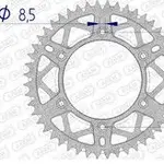 Couronne AFAM 52 dents alu ultra-light anti-boue pas 520 type 72304