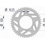 Couronne AFAM 44 dents alu ultra-light anodisé dur pas 520 type 36801