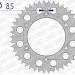 Couronne AFAM 45 dents alu ultra-light anti-boue pas 520 type 72304