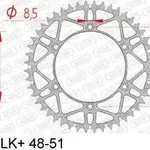 Couronne AFAM 50 dents acier anti-boue pas 520 type 16206SLK