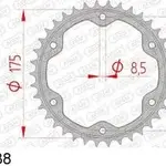 Couronne AFAM 38 dents acier pas 525 type 71900