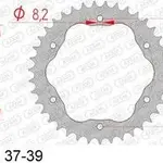 Couronne AFAM 38 dents acier pas 520 type 50804K Ducati 1198