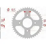 Couronne AFAM acier standard 10236 - 428