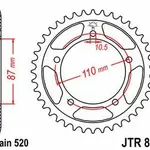 Couronne JT SPROCKETS 46 dents acier pas 520 type 823