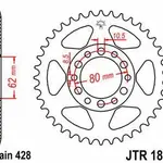 Couronne JT SPROCKETS 52 dents acier pas 428 type 1842