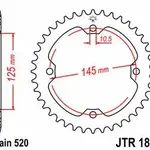 Couronne JT SPROCKETS 38 dents acier standard pas 520 type 1857
