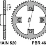 Couronne PBR 42 dents acier renforcé pas 520 type 4641 Can-Am DS 450/X