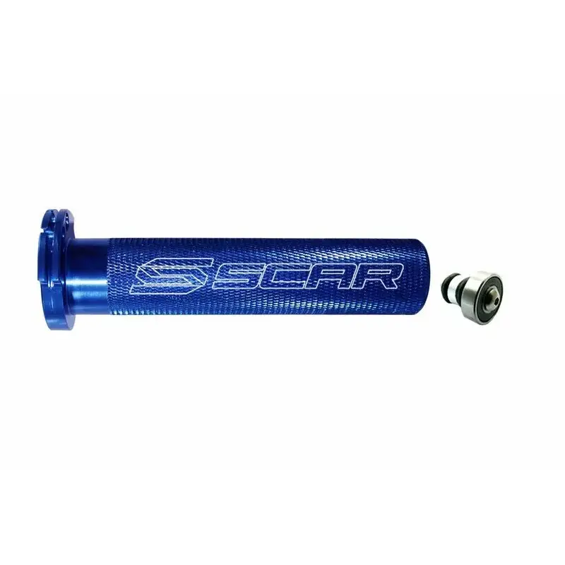 Barillet de gaz SCAR alu + roulement bleu Yamaha YZ65