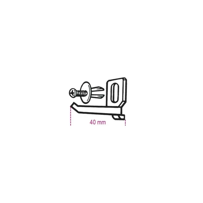 Kit crochet + vis pour mobilier d'atelier BETA