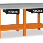 Établi de travail BETA à deux tiroirs avec serrure