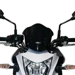 Bulle MRA Touring &quot;T&quot; noir Kawasaki ER-6N