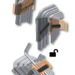 Jeu de 9 clés mâles 6 pans coudées à tête sphérique BETA