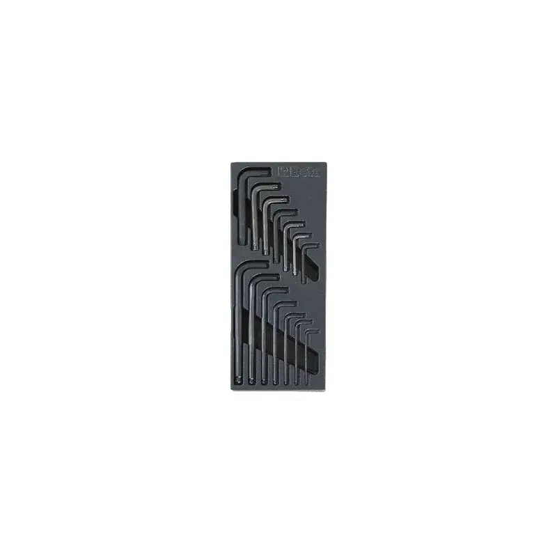 Plateau thermoformé rigide BETA avec clés 6 pans et clés Torx®