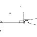 Clé à douille emmanchée BETA 943FL flexible 6mm