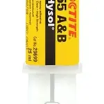 Résine époxy bi-composant aluminium LOCTITE 3455 A&amp;B seringue 24ml