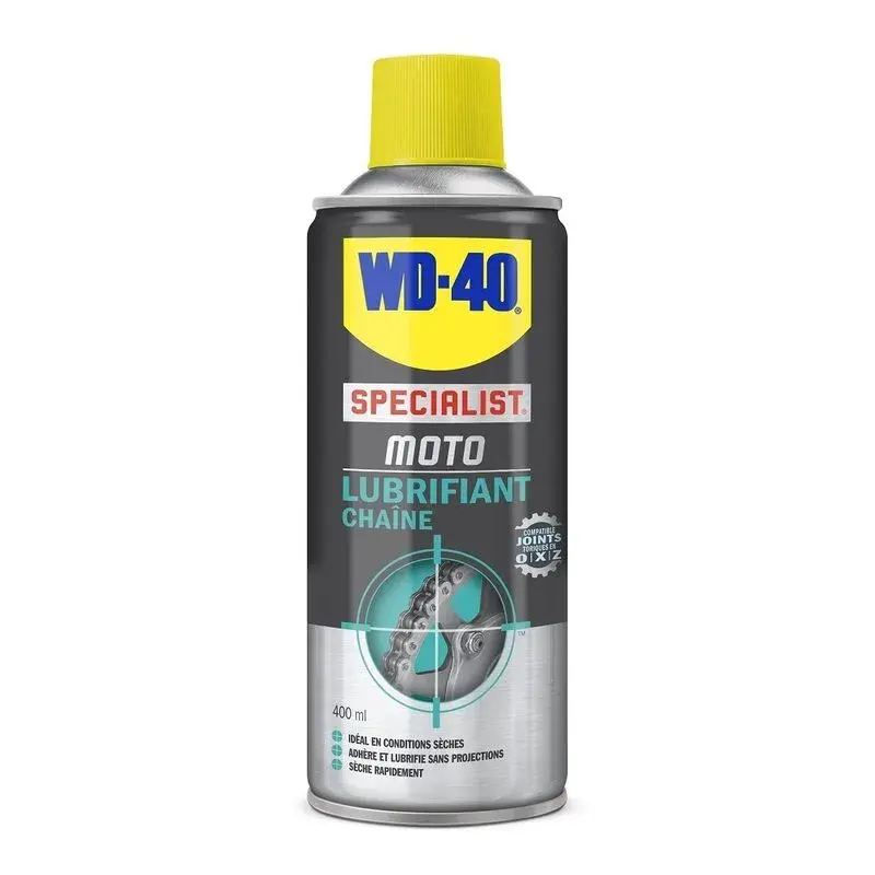Lubrifiant chaîne WD-40 Specialist Moto conditions sèches 400ml