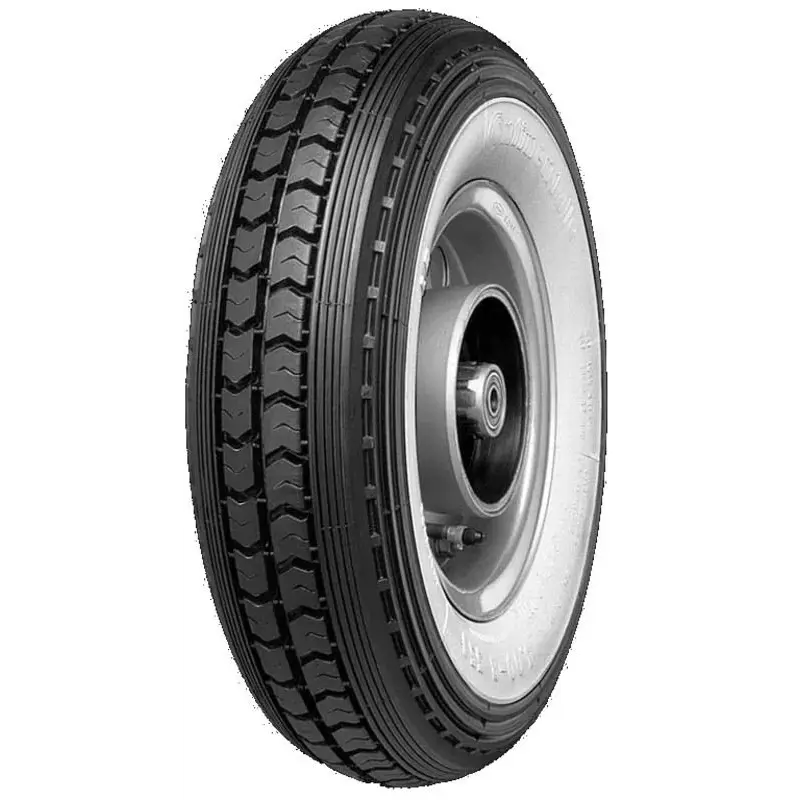 Pneu CONTINENTAL LB WW Flancs Blancs 3.50-8 M/C 46J TT