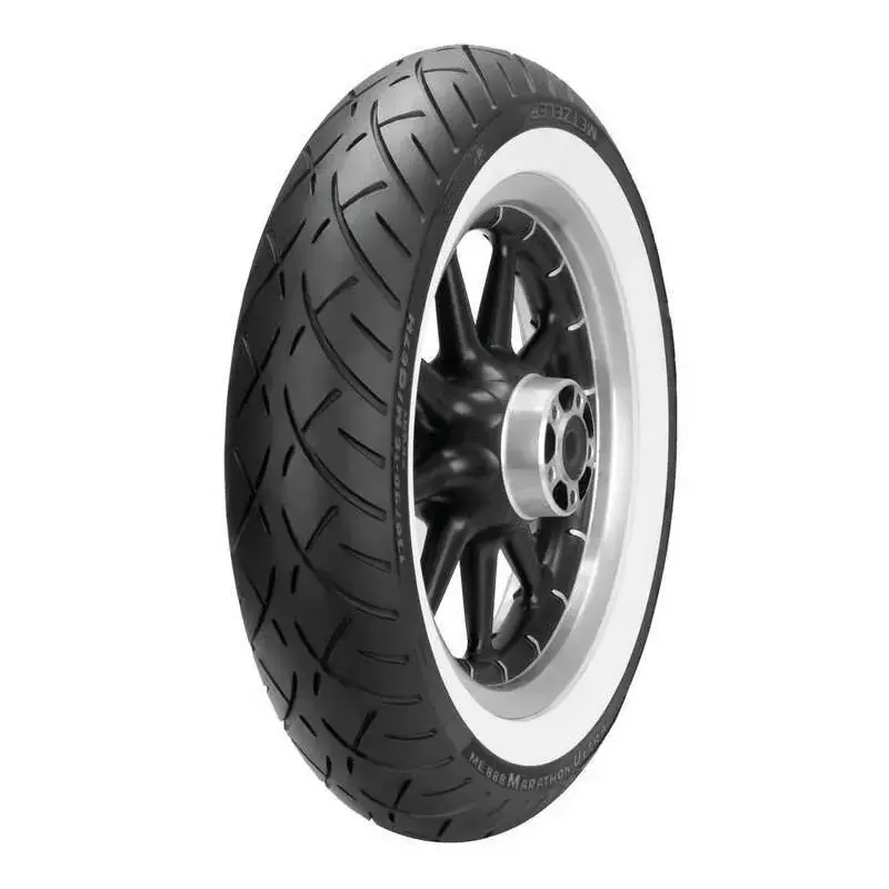 Pneu METZELER ME888 Marathon Ultra F WW Reinf Flancs Blancs 120/70 B 21 M/C 68H TL