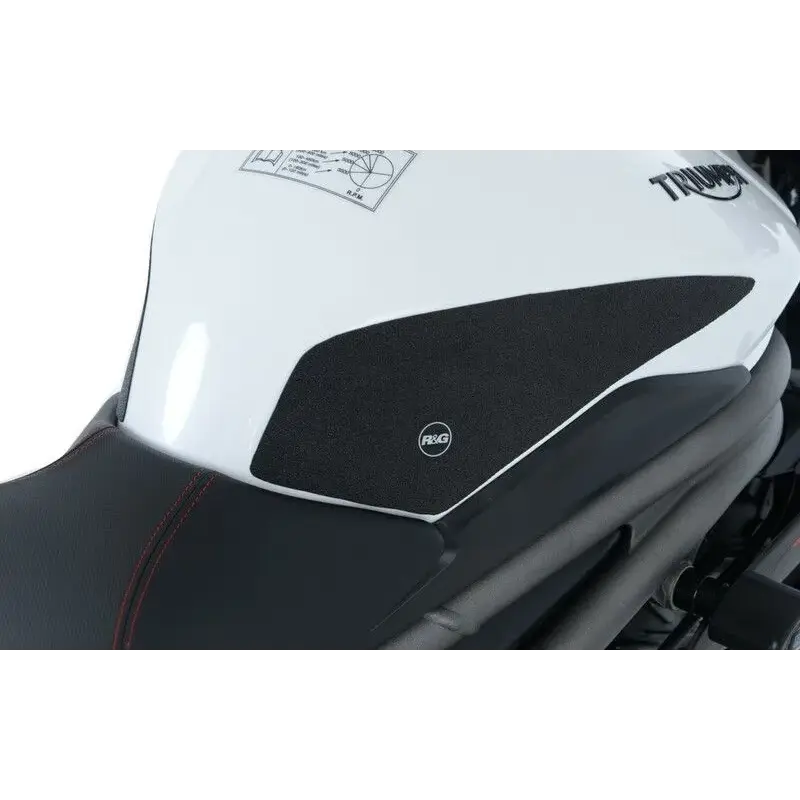 Kit grip de réservoir R&G RACING 2 pièces noir Triumph Speed Triple RS