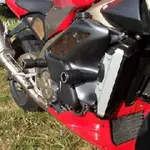 Tampons de protection R&amp;G RACING Aero noir Aprilia Tuono 1000