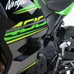 Tampon de protection R&amp;G RACING Aero blanc Kawasaki Ninja 400/Z400