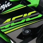 Tampon de protection R&amp;G RACING Aero blanc Kawasaki Ninja 400/Z400