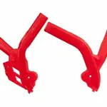 Protège cadre RACTECH bi-matières rouge