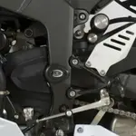 Tampons de protection R&amp;G RACING Aero blanc Kawasaki ZX6R 636