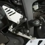 Tampons de protection R&amp;G RACING Aero blanc Kawasaki ZX6R 636