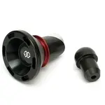 Protections fourche et bras oscillant (axe de roue) GILLES TOOLING GTA noir/rouge BMW