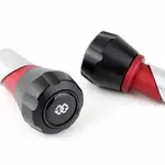 Protections fourche et bras oscillant (axe de roue) GILLES TOOLING GTA noir/rouge Suzuki GSX-S750