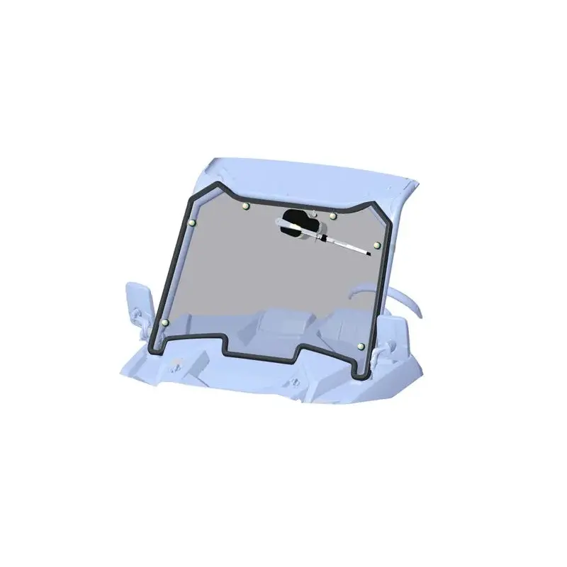 Pare-brise avant ART polycarbonate avec essuie-glace Polaris RZR XP 1000