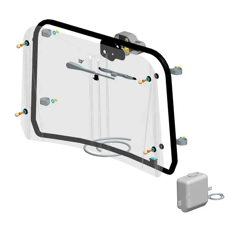 Pare-brise avant ART polycarbonate avec essuie-glace Can Am Maverick