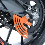 Protège couronne (dent de requin) R&amp;G RACING alu noir KTM RC125