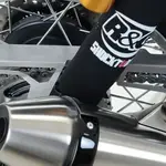 Protection de chaîne R&amp;G RACING inox brossé Triumph Thruxton