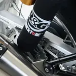 Protection de chaîne R&amp;G RACING inox brossé Triumph Thruxton