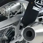 Protection de chaîne R&amp;G RACING inox brossé Triumph Thruxton