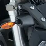 Adaptateurs de clignotants avant R&amp;G RACING noir Yamaha