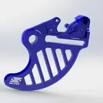 Protège-disque SCAR arrière bleu