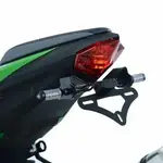 Support de plaque R&amp;G RACING noir Kawasaki Z125