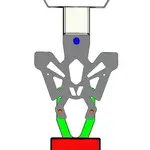 Support de plaque V PARTS noir Honda CB650R
