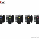 Poignées chauffantes KOSO Titan-X switch integré Harley Davidson cable