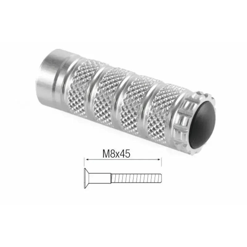 Repose-pieds LIGHTECH M8x45 argent