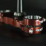 Té de fourche XTRIG Rocs Tech rouge offset 22,5mm